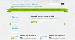 Desktop Screenshot of calendare-perete.com